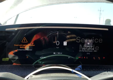 2023 Lucid Motors Air Pure from USA, damaged, VIN 50EA1PFA7PA007764